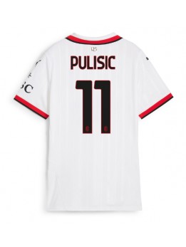 Ženski Nogometna dresi replika AC Milan Christian Pulisic #11 Gostujoči 2024-25 Kratek rokav